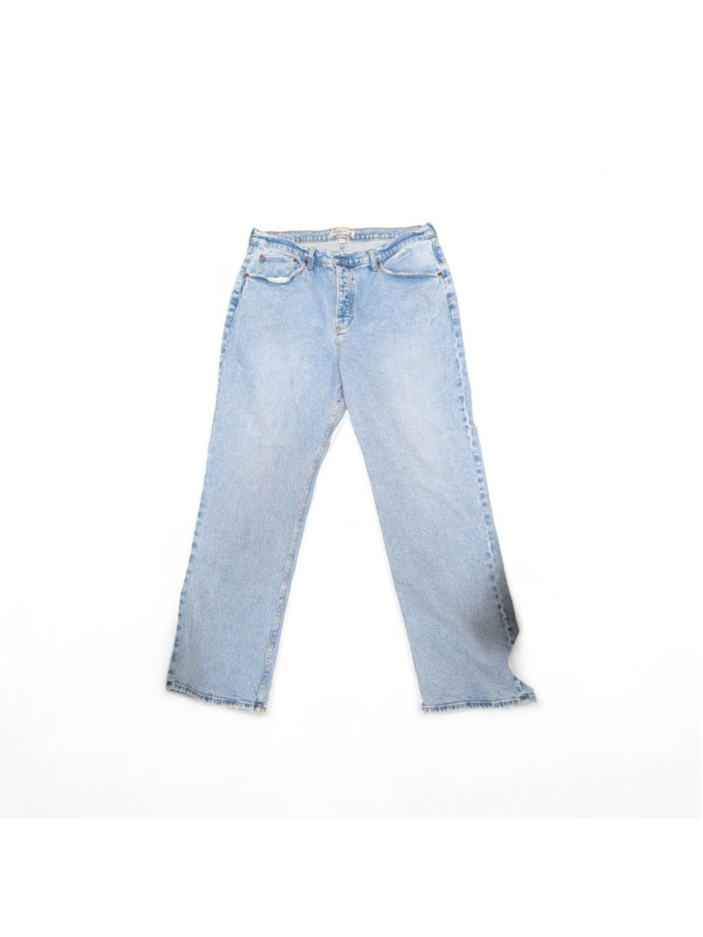 Abercrombie & Fitch The 90s Baggy Low Rise Curve Love Jeans Women’s 33 16L Light